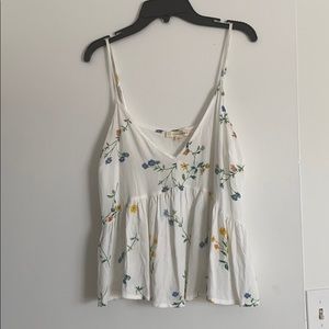 Cute floral tank top